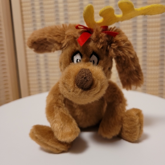 Aurora Dr. Seuss Max Der Grinch Hund - 8 Zoll Plüschtier, Braun, Mit Geweih